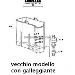 SERBATOIO  vecchio modello ( USATO ) COMPLETO LAVAZZA EP 2100 PININFARINA