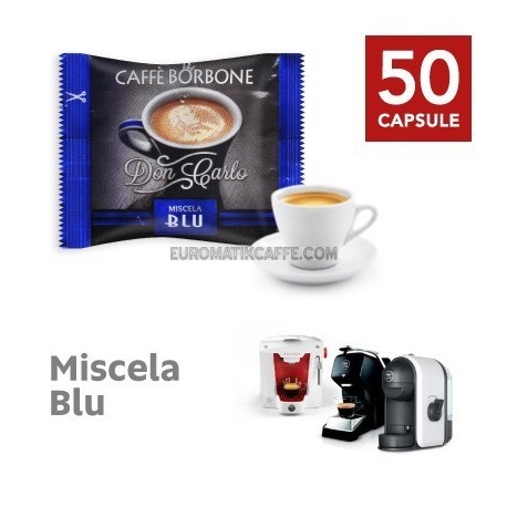 50 CAPSULE BORBONE DON CARLO MISCELA BLU