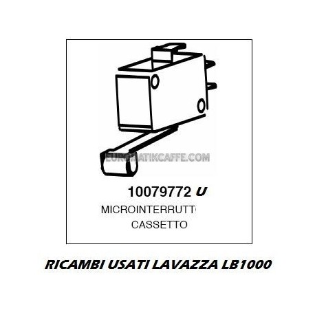 MICRO INTERRUTTORE CASSETTO (USATO) LAVAZZA LB1000